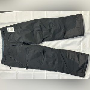 Men’s snow pants black short size M